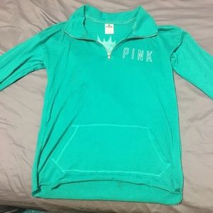 victoria’s secret zip up shirt